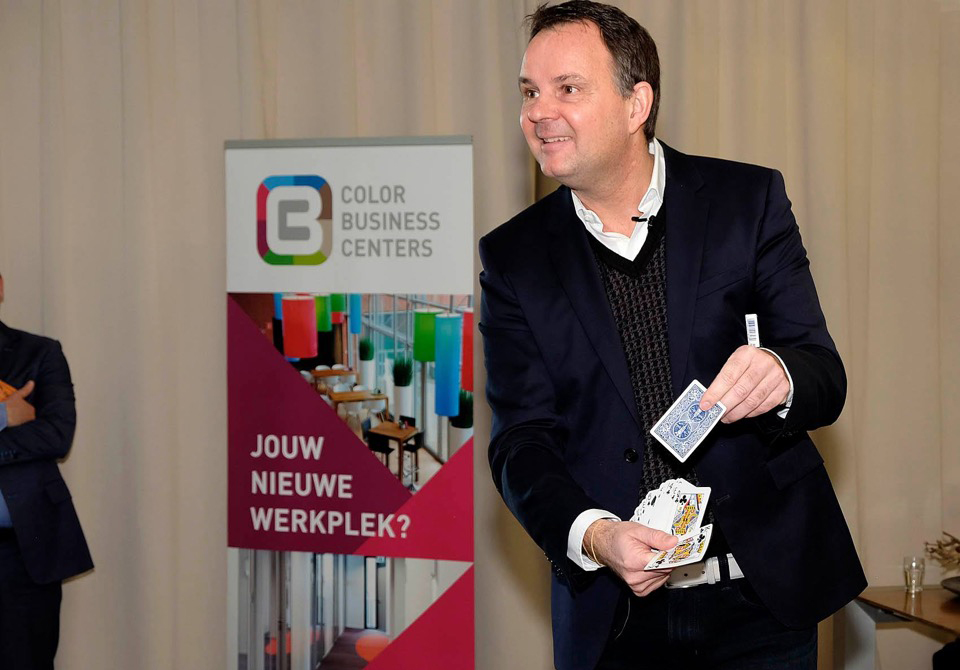 lezing door goochelaar Peter Vogel