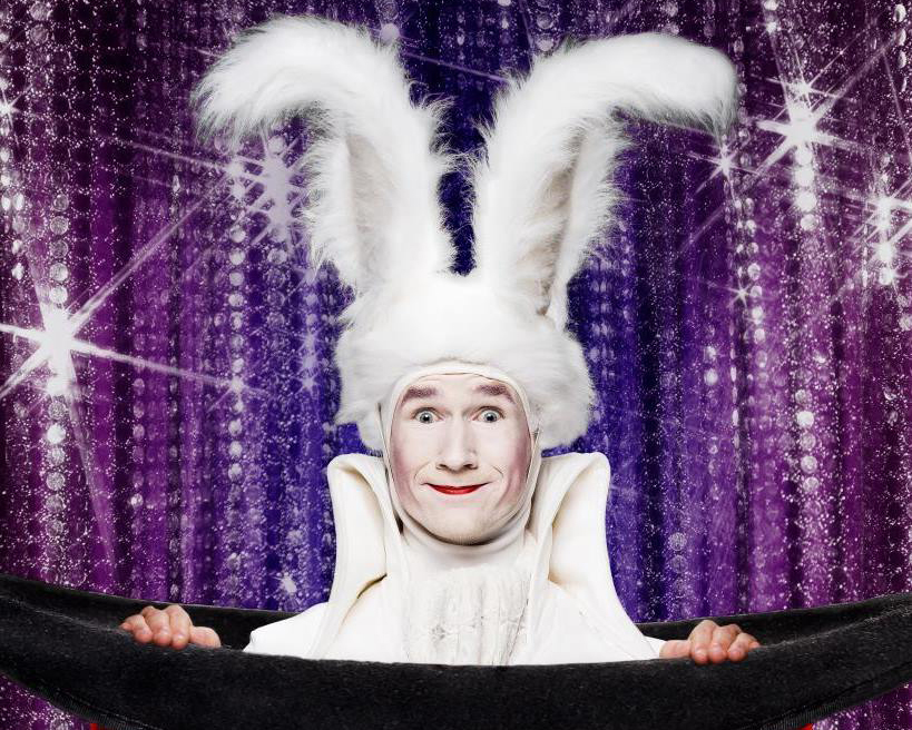 podiumact goochelaar Dion white rabbit